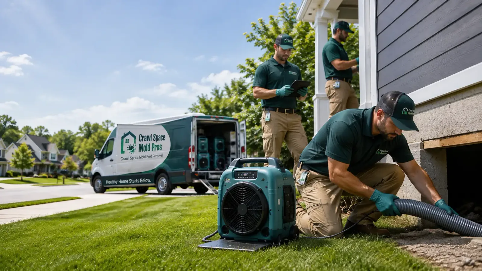 Crawl Space Mold Removal in Rochester, WI